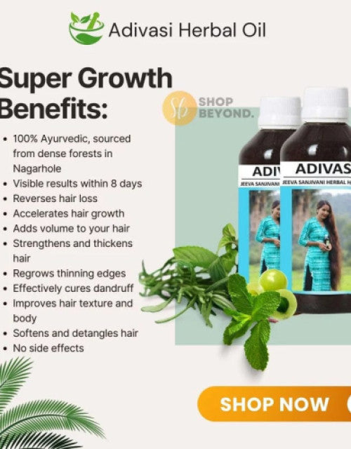 Neelambari Adivasi Herbal Hair Oil * 100% Original *